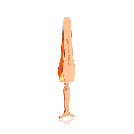 Rose Gold Magnetic Eyelash Applicator Tweezers
