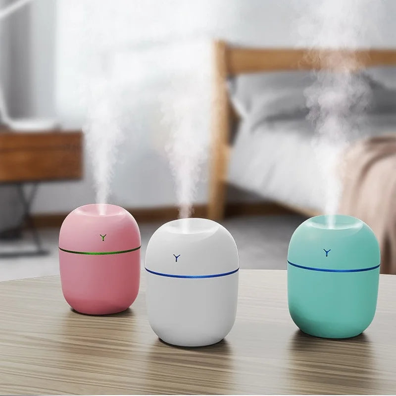 Portable Ultrasonic Humidifier & Aroma Oil Diffuser