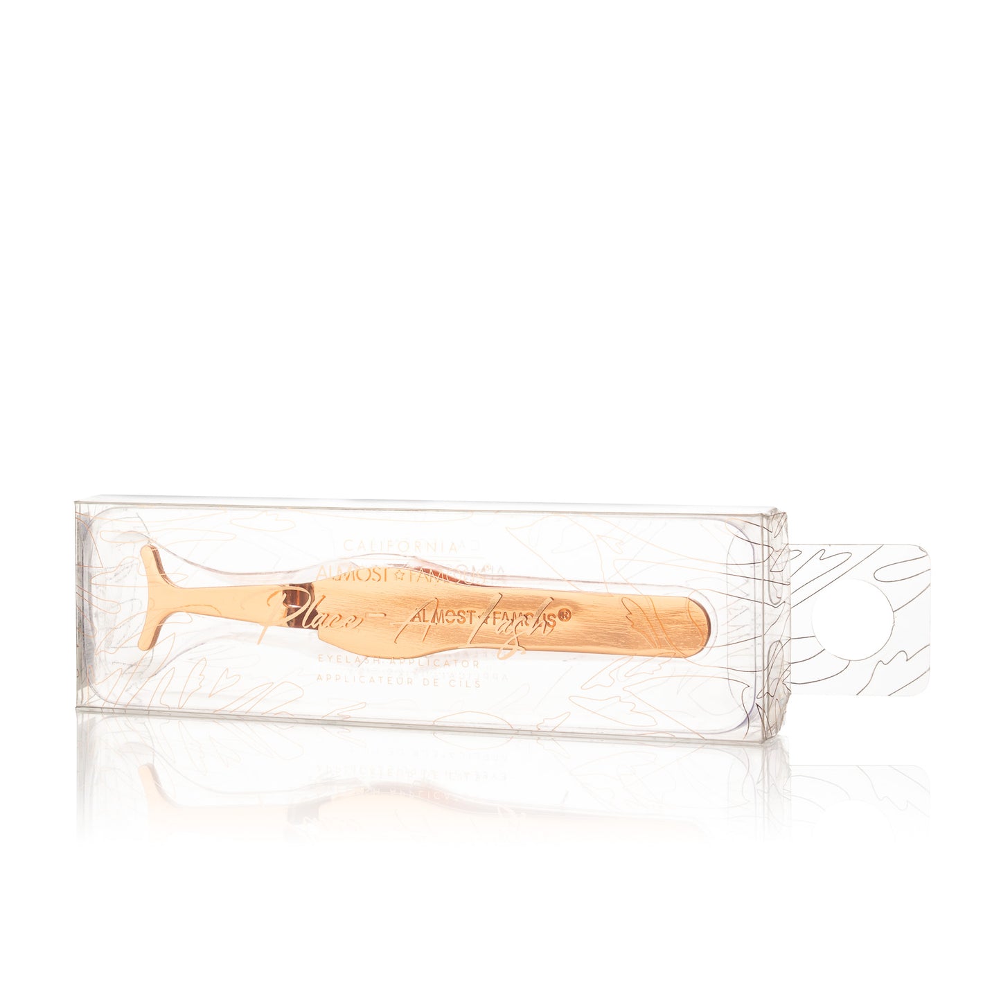 Rose Gold Magnetic Eyelash Applicator Tweezers