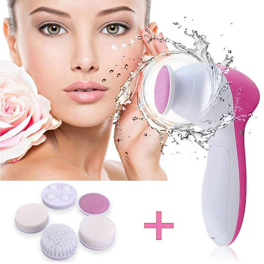 5-in-1 Face Massage & Cleansing Brush Set